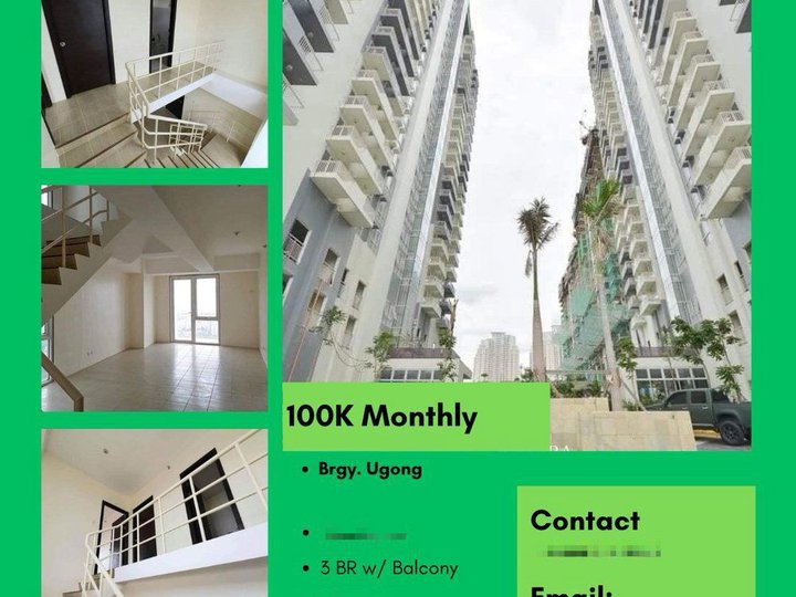 Pasig Condominium For Sale 3 Bedroom Near The Rockwell and Tiendesitas