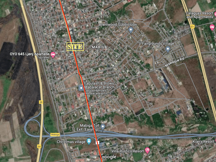 FOR SALE COMMERCIAL PROPERTY IN MABALACAT PAMPANGA ALONG MAC ARTHUR HIGHWAY NEAR MABIGA EXIT AND SM