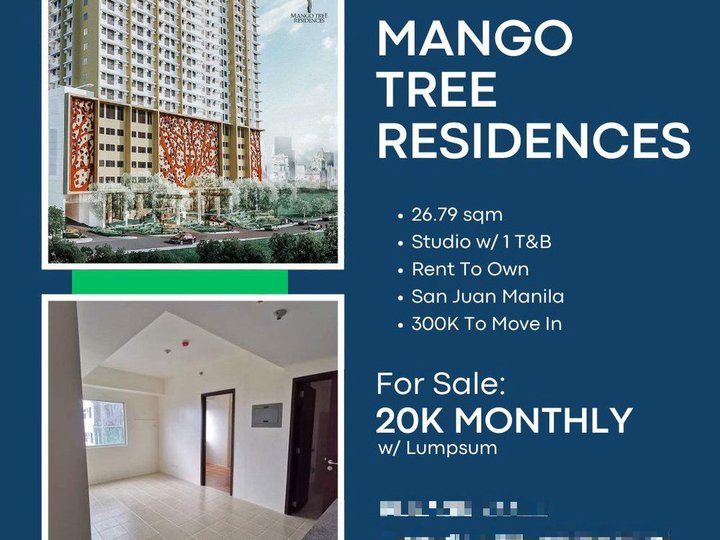 26.79 sqm Studio Residential Condo For Sale in Mandaluyong