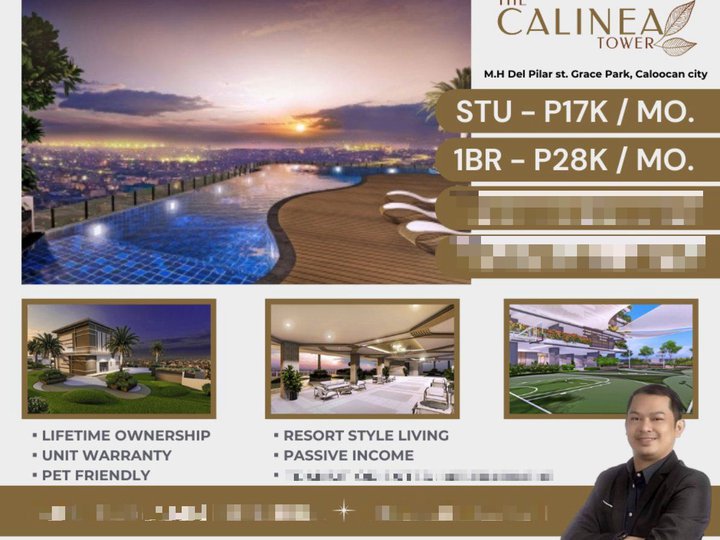 For sale The Calinea Tower 3 Bedroom Pre-selling condo in Caloocan City