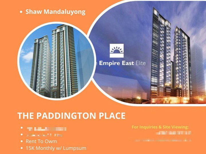 Condo in Mandaluyong Rent to Own Pre Selling Condo no down Payment