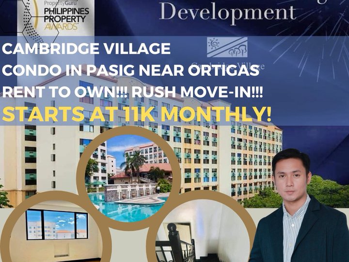 40.00 sqm 1-bedroom Residential Condo For Sale in Pasig