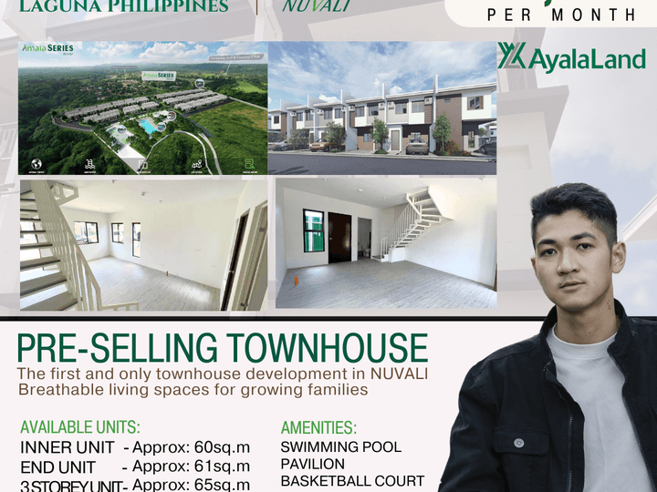 2-3 Bedroom Townhouse for Sale in Nuvali Calamba Laguna