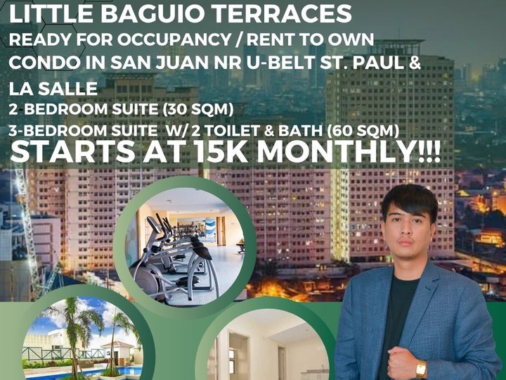 Rent-to-own thru Pag-IBIG RFO 30k monthly Discounted 30.00 sqm 2-bedroom Residential Condo