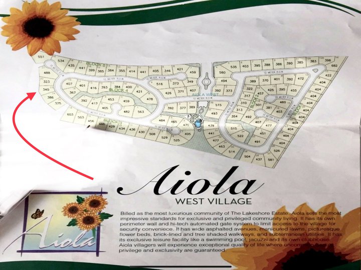 pampanga lot in aiola west beside nlex and global construct city