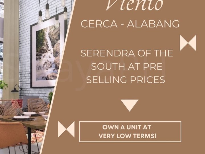 Pre selling high end condo-serendra type