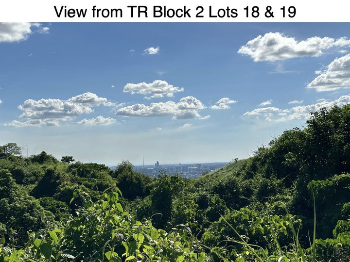 LOTS FOR SALE WITH CITY VIEW