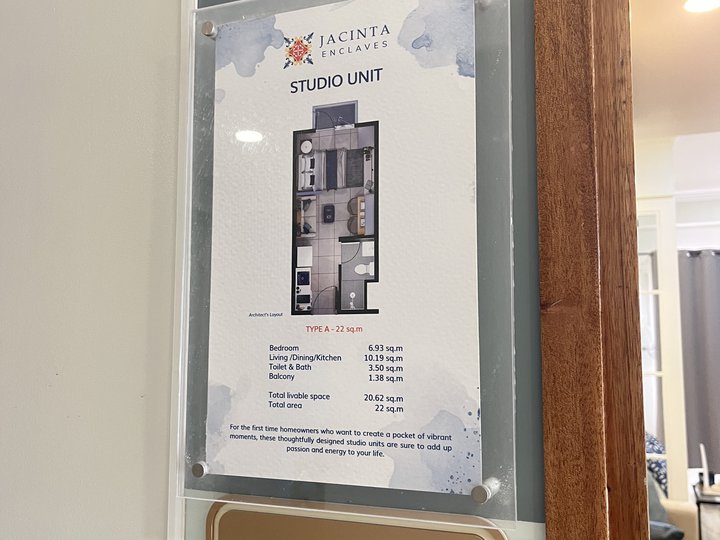 RFO 22sqm studio type in Cainta Rizal