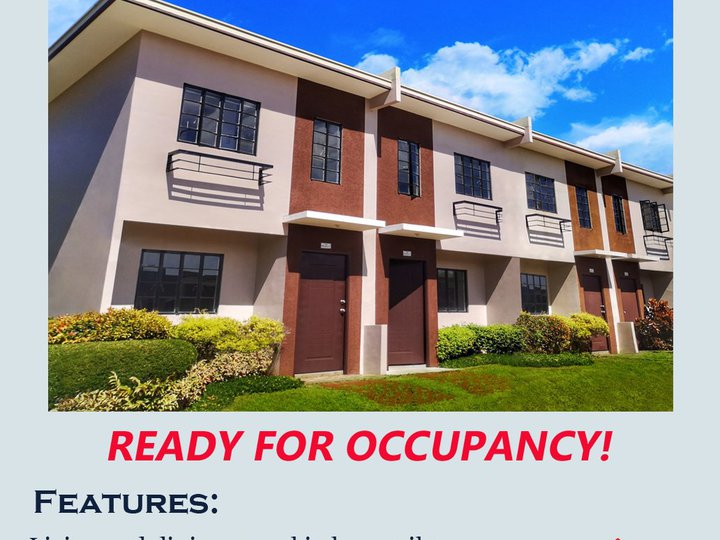 READY FOR OCCUPANCY LIPAT AGAD 2-bedroom Townhouse For Sale in San Fernando Pampanga