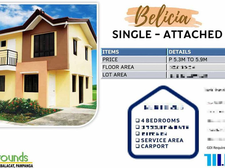 4-bedroom Single Detached House For Sale in Mabalacat Pampanga