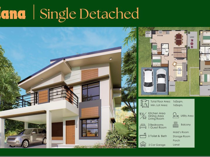 Furnished 5-bedroom Single Detached Ariana Model at Bel-Air Villas Lipa Batangas