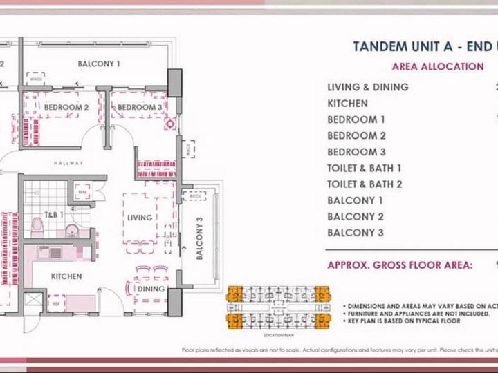 TANDEM 3BR UNIT @ The Atherton by DMCI Homes Paranaque