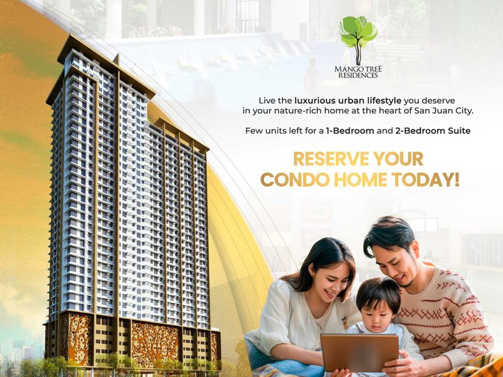 Ready For Occupancy 2-bedroom Residential Condo Rent-to-own in San Juan Mango Tree Residences