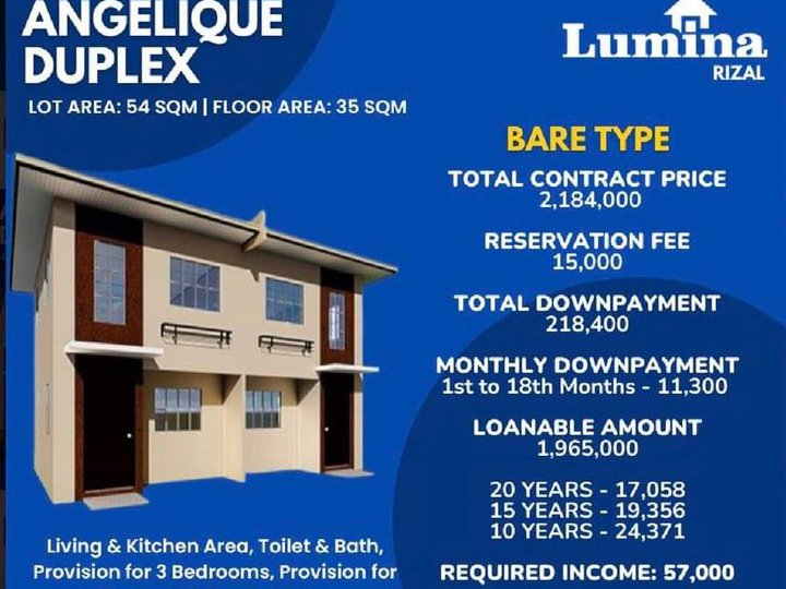 3-bedroom Duplex / Twin House For Sale in Antipolo Rizal