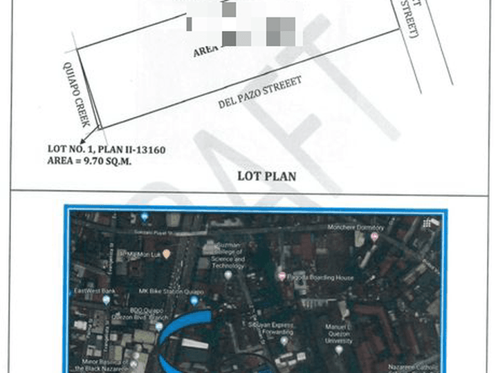 1605 sqm commercial vacant lot for sale quiapo Manila