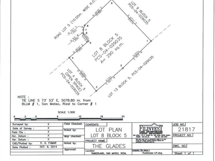 Vacant residential lot (lot thru)