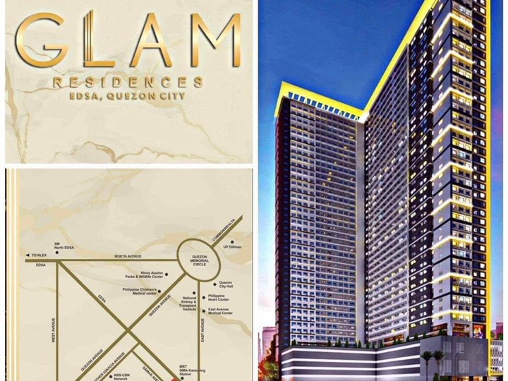 SMDC Glam Residences affordable condo in EDSA GMA MRT Station NO Spot DP