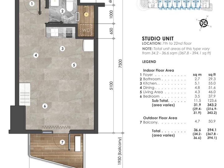 Landco Pacific Corporation- 36.60 sqm Studio Condotel For Sale in The Spinnaker by Club Laiya