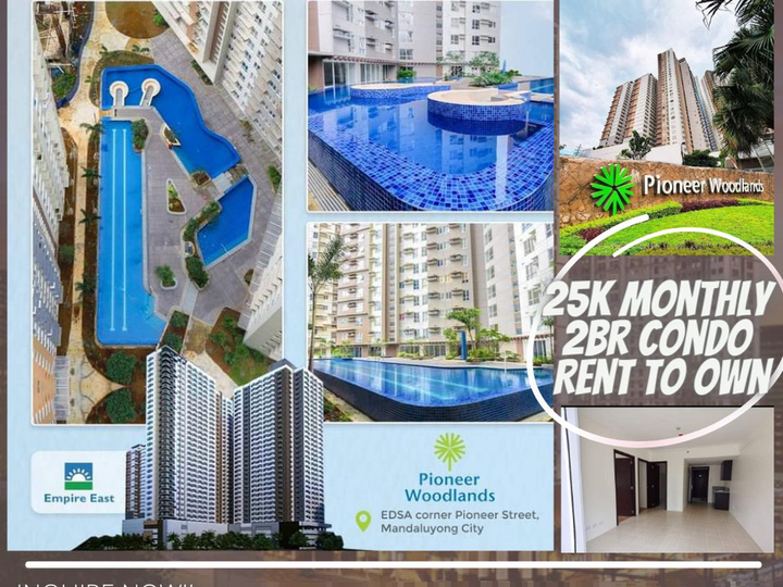 RUSH 2BR Condo in Pioneer Woodlands RFO 25/Month RFO Bran New