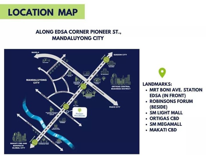 15K MONTHLY FOR STUDIO UNIT ALONG PIONEER ST. MANDALUYONG | CONNECTED TO BONI STATION