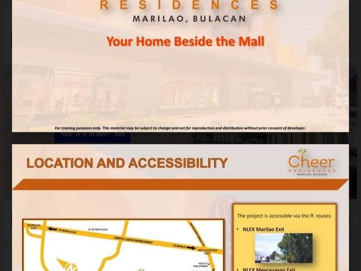 Cheer Residences near SM Marilao Bulacan w/ 20% Discount