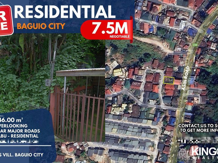 346 sqm Residential Lot For Sale in Baguio Benguet