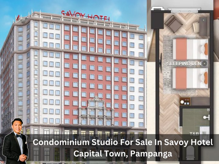 Twin Suite Condotel For Sale in Savoy Capital Town, Near Clark Pampanga