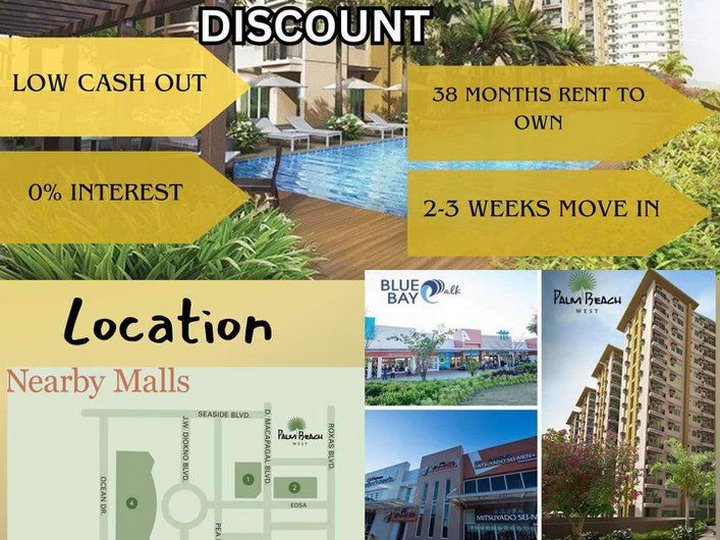 Rent to Own condominium Low cashout 2-3 Weeks Move in in bay area pasay city