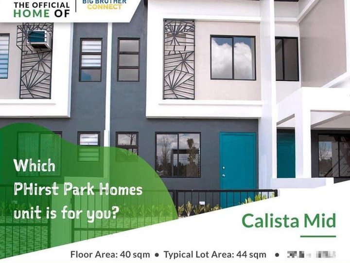 PHIRST PARK HOMES CALISTA HOUSE