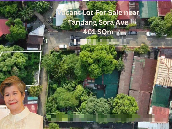 For Sale 401 SQM Residential Lot near  Tandang Sora Ave