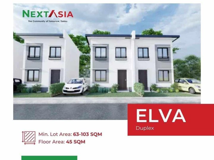 Duplex / Twin House and lot For Sale in Calamba Laguna