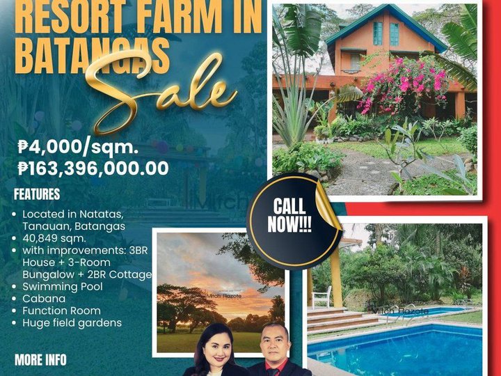 4-Hectare Beautiful Tuscan Resort Farm in Tanauan, Batangas