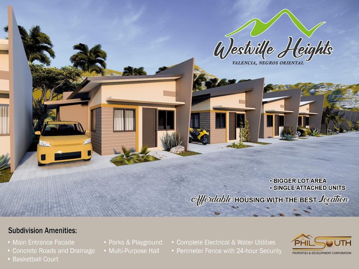 3-bedroom Single Attached House For Sale in Valencia Luzurriaga Negros Oriental