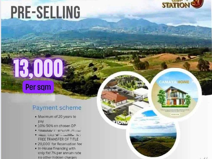 Affordable Residential Lot with sea and mountain view and leisure access