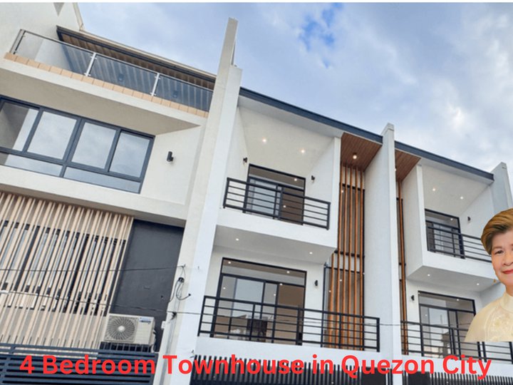 Ready For Occupancy 4-bedroom Townhouse For Sale in Quezon City