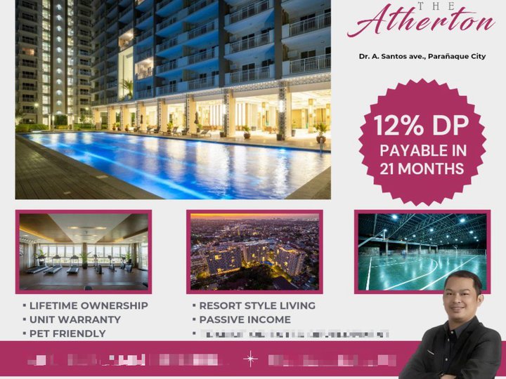 PROMO: The Atherton 2 Bedroom Ready for Occupancy condo for sale in Paranaque City