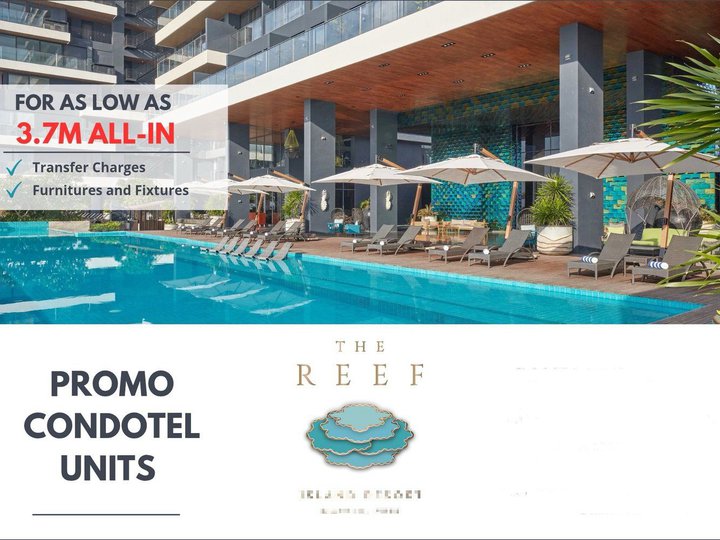Income-Generating Condotel Studio Unit in The Reef Mactan with Seaview