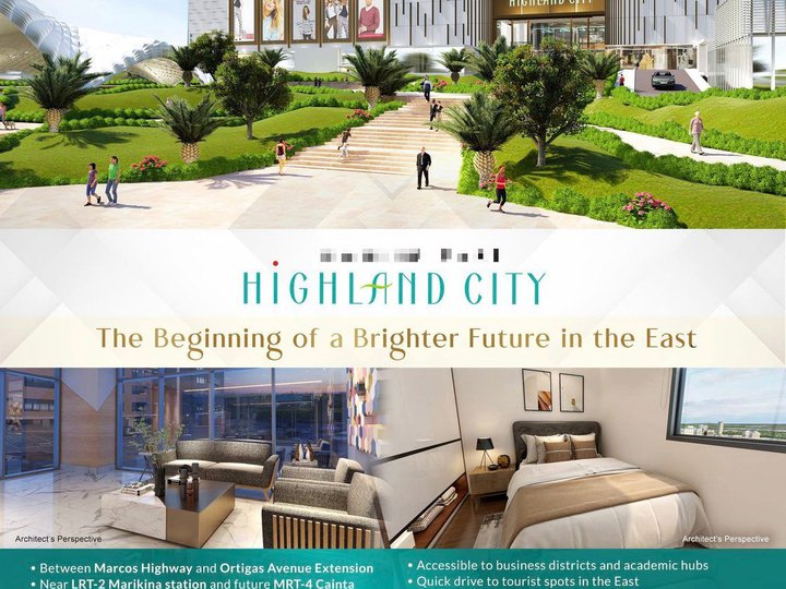 Empire East Highland City in Pasig City. Pre-Selling and RFO units available3