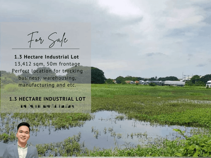 1.3 Hectares Industrial Lot in Pulilan Bulacan  Pre-Owned Building For Sale in Pulilan Bulacan