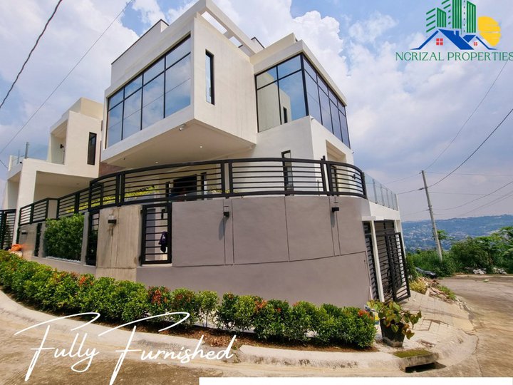 Fully Furnished Overlooking House and Lot for Sale in Antipolo