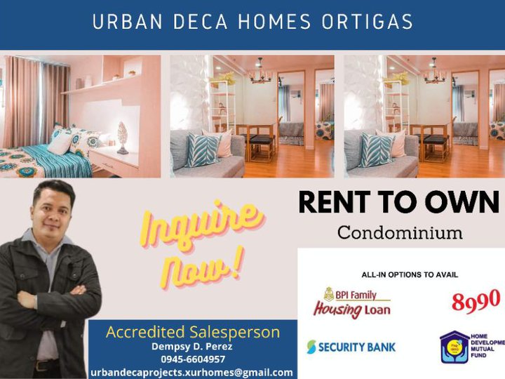 AFFORDABLE RENT TO OWN CONDO UNITS IN ORTIGAS