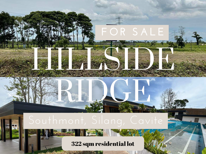322 sqm Lot for Sale in Hillside Ridge, Southmont, Silang, Cavite