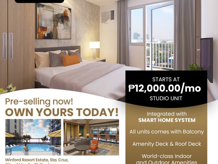 Pre selling condo with no DP beside SM San Lazaro! One Crown Suites