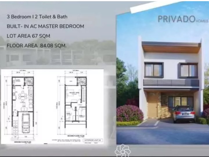 3  -bedroom Pre -Selling Townhouse For Sale near Splash Island in Binan Laguna