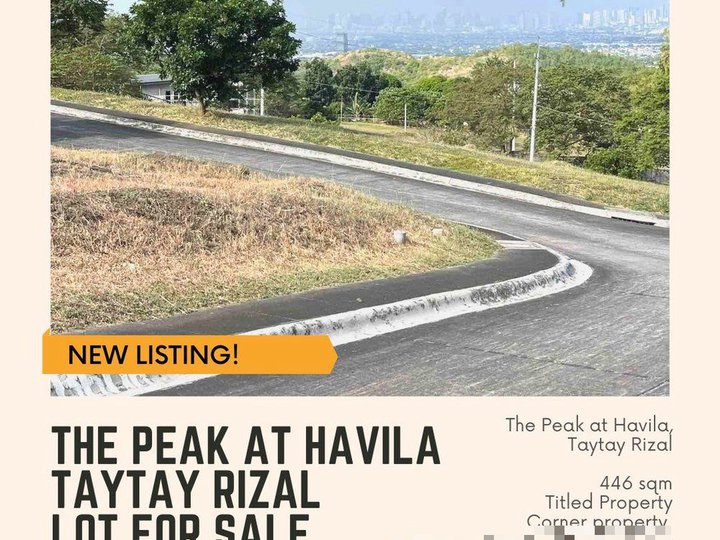 Pasalo 446 sqm Residential corner Lot For Sale in Taytay Rizal