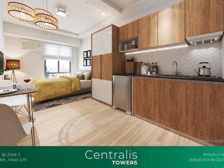 23 sqm. Studio Condo Unit For Sale in Centralis Towers in Pasay