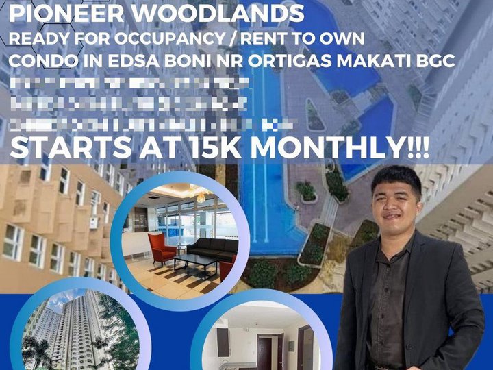 Pioneer Woodlands For sale Residential condo in mandaluyong pre selling 2 bedroom