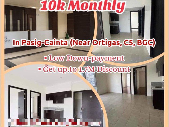As low as 10K/mo Rent to Own Condo near Megamall Ortigas CBD C5 Rainforest RGO 2bedroom 1 bedroom