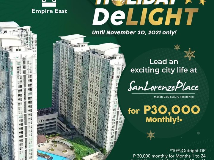 30k MONTHLY Rent to Own Condo in Makati! 2-bedroom RFO UNITS!