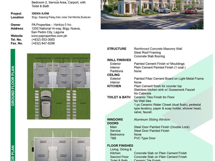 Well Lay-out 2-bedroom Townhouse For Sale thru Bank or Pag-IBIG
